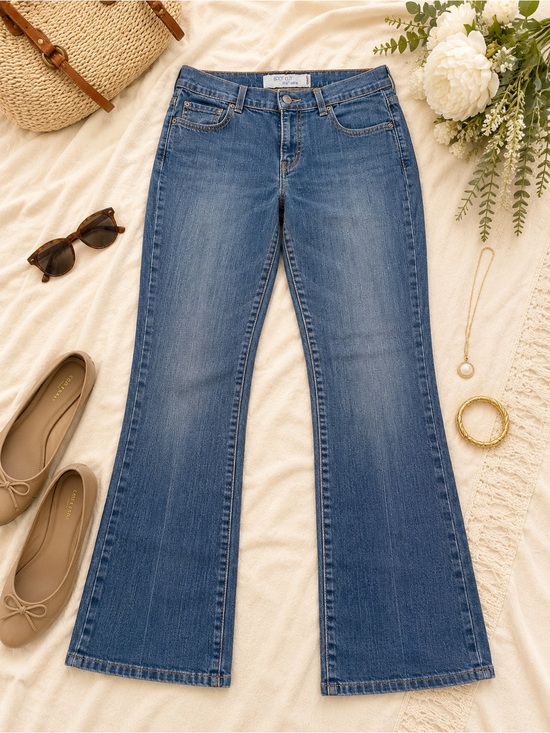 Levi's Denim - Levi’s 515 Bootcut Jeans Women’s 12 Long Medium Wash Stretch Denim Y2K